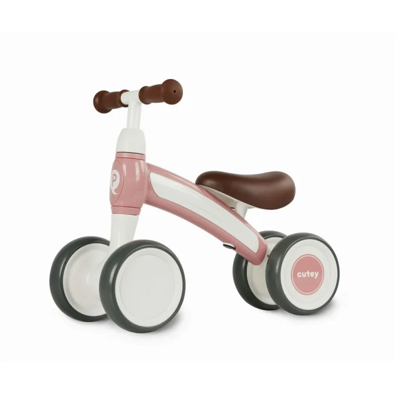 Balansinis dviratukas Qplay Cutey Retro, rožinis · 1
