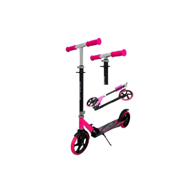 Didelis paspirtukas H5  ROŽINIS Sulankstomas R-Sport, 200 mm ratai, iki 100 kg · 1
