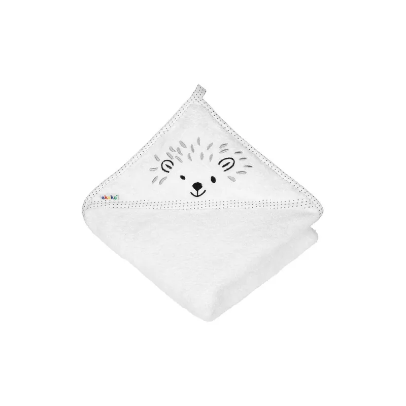 Rankšluostis su gobtuvu Akuku Hedgehog 100x100, baltas A0661 · 1
