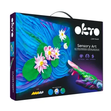 Kūrybinis rinkinys Modelino rinkinys - 3D tapyba Water lillies (30*40 cm)