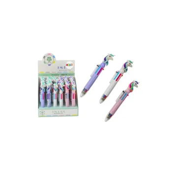 Daugiaspalvis vienaragis automatinis rašiklis 6 spalvų mišinys