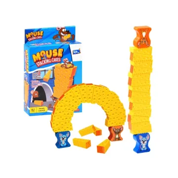 Arkadinis žaidimas "Mouse Jenga" bokštas GR0499