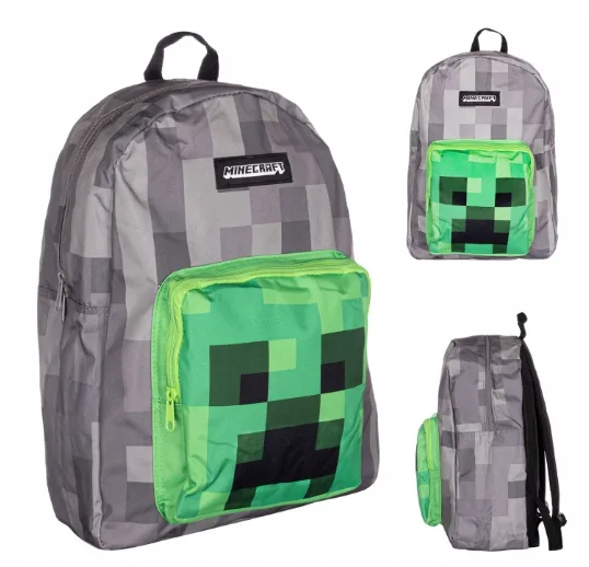 Minecraft Astra Creeper 16 L mokyklinė kuprinė · 1