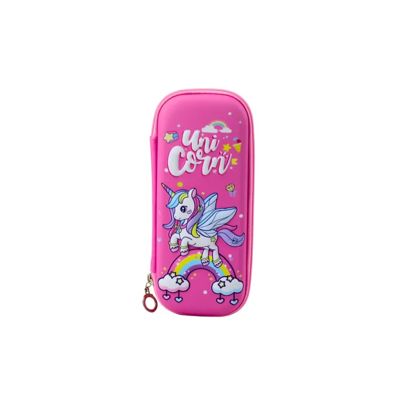 Mokyklinis penalas Unicorn Pink 22,5x10 cm · 2