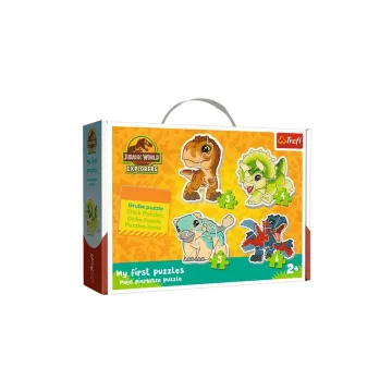 Dėlionės – „Baby Classic“ (3, 4, 5, 6) – Žavūs dinozaurai – „Jurassic World“ – „Trefl“ 36138
