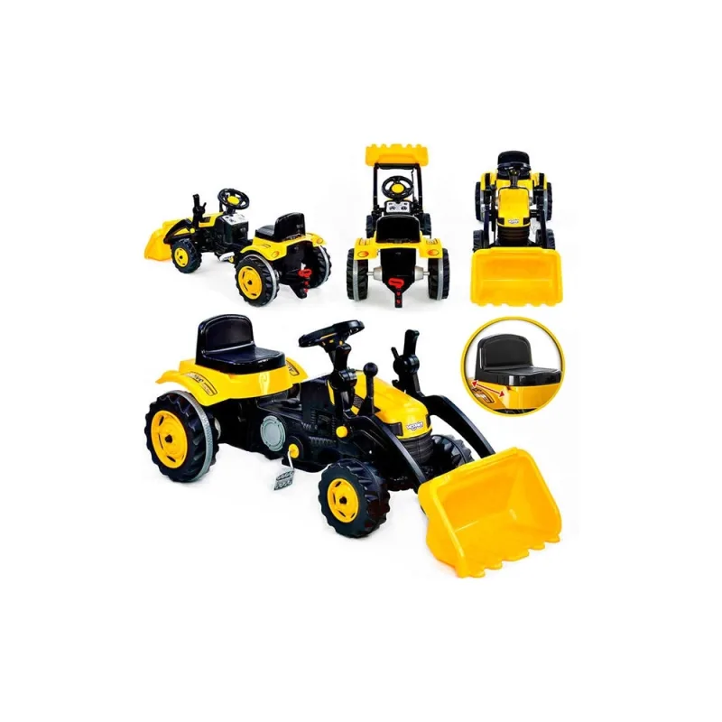 Pedalinis traktorius su kaušu WOOPIE Farmer MaxTrac Classic · 1
