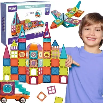 Magnetinis konstruktorius WOOPIE 3D Traukinys, 71 el.