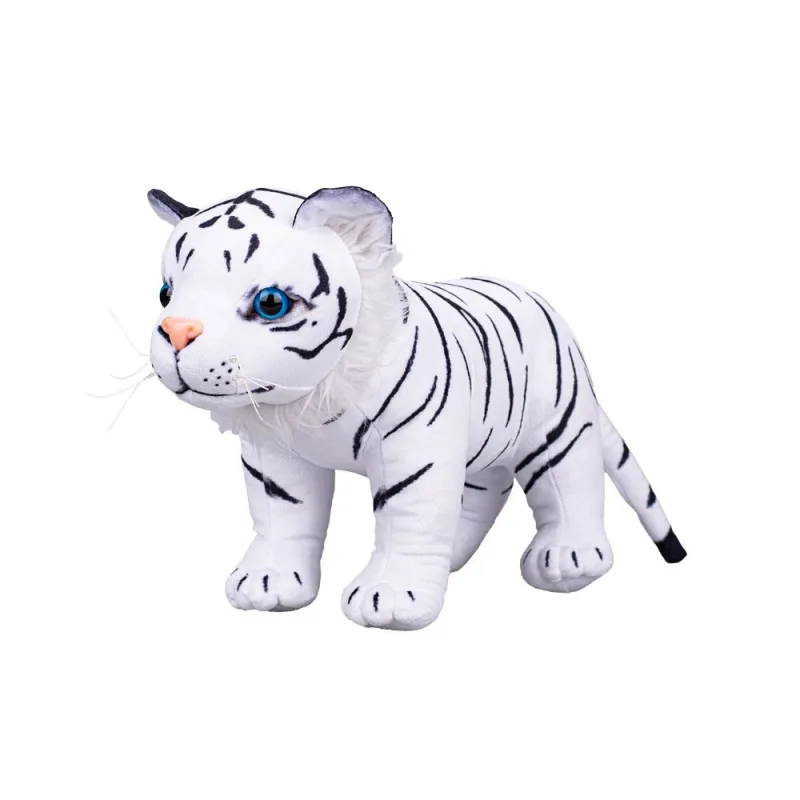 Pliušinis žaislas - 01469 - BENGALŲ TIGRAS - baltas - dydis 35 cm · 1