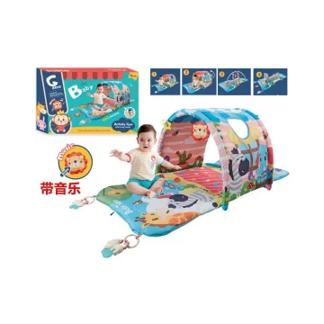 Tunelio formos kilimėlis kūdikiui 4-in-1