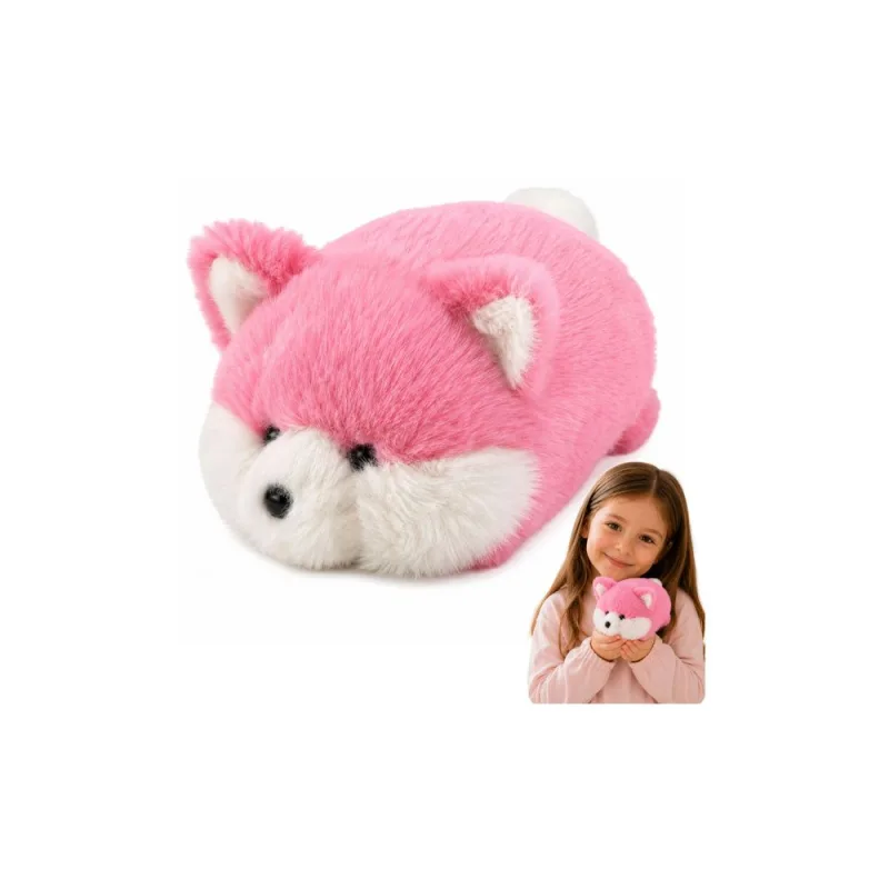 Pliušinis lapinas 16 cm, rožinis · 1