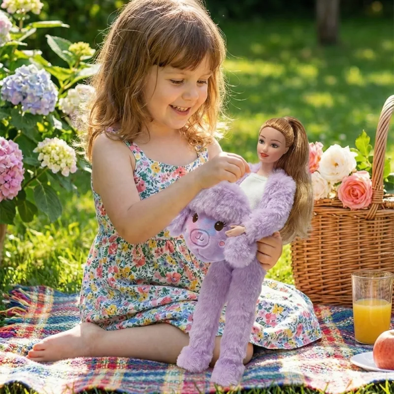 Lėlė Emi su violetine avies kauke WOOPIE ROYAL · 2
