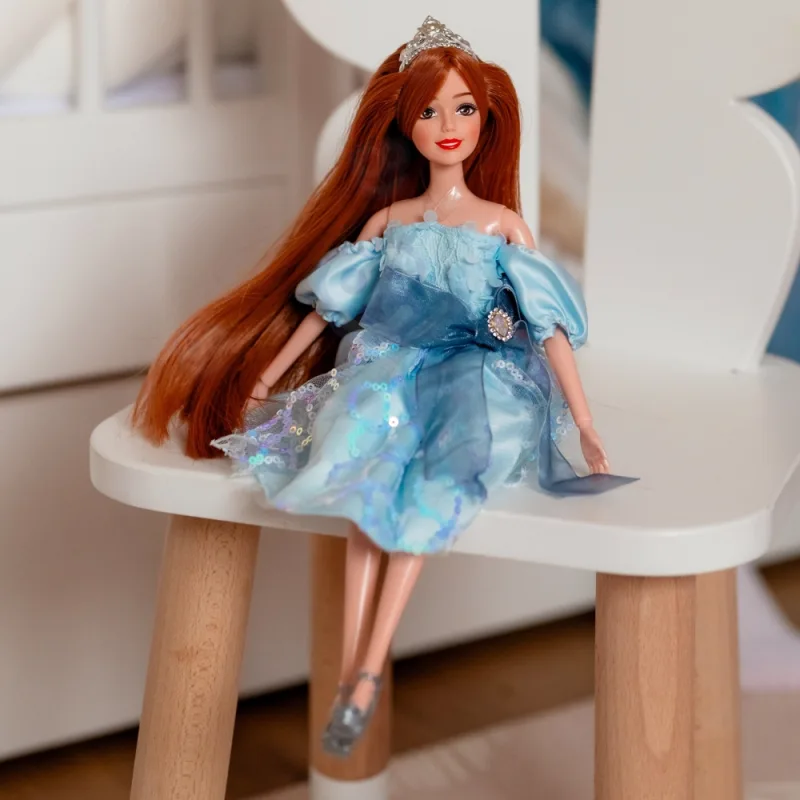 Lėlė Emi su mėlyna tiulio suknele WOOPIE ROYAL · 3