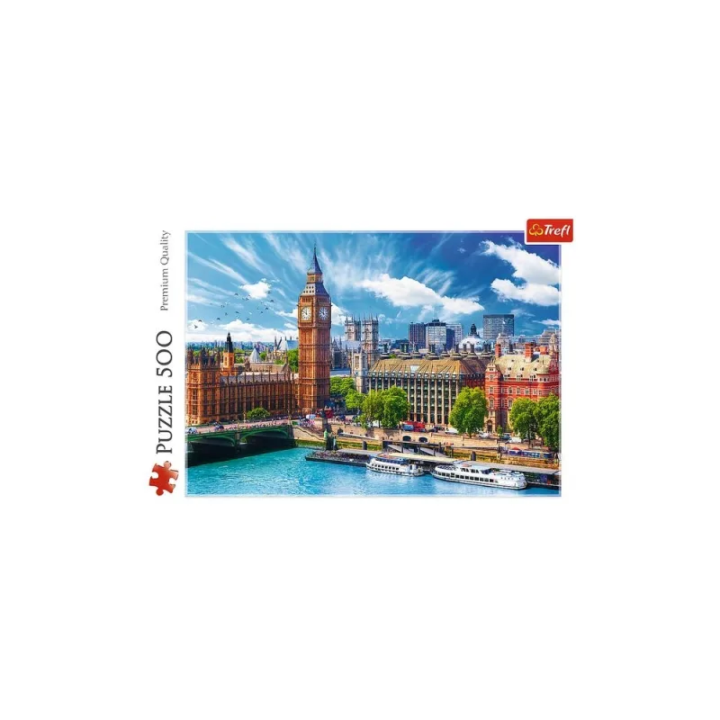 Dėlionė – 500 dalių – Saulėtas Londonas – Trefl 37329 · 3