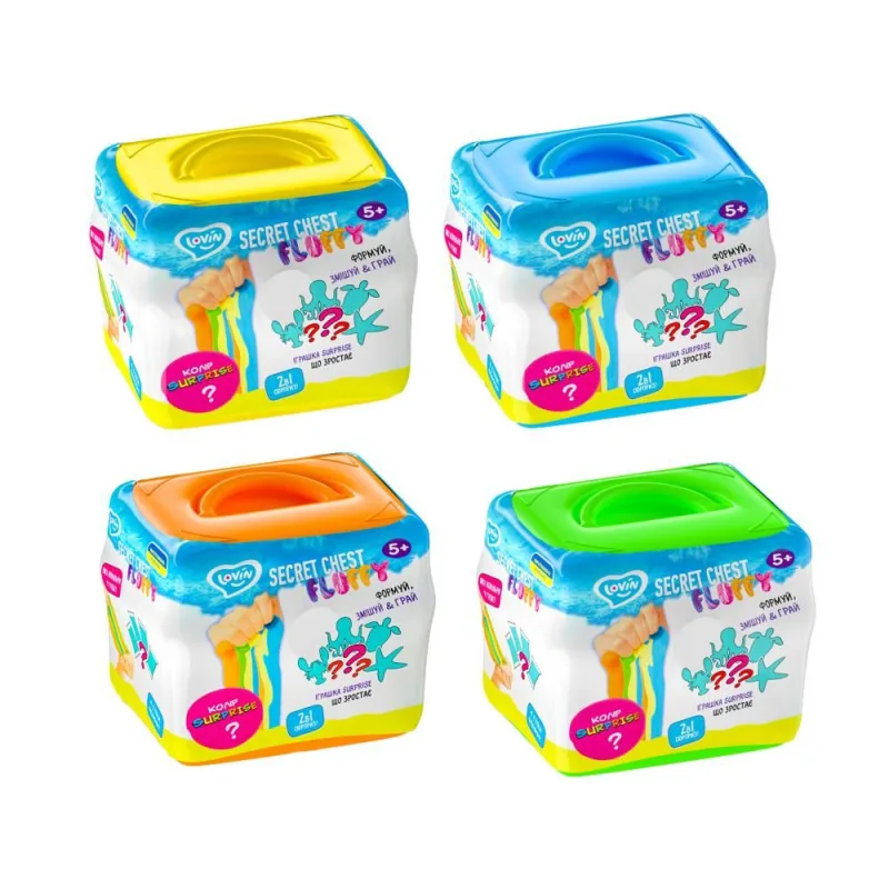 Kūrybinis rinkinys Modelinas - Plastilinas rinkinys - Secret Chest fluffy · 1