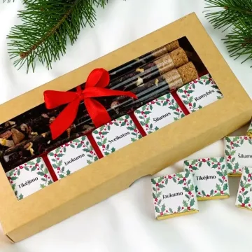 Kalėdinis dovanų rinkinys „Palinkėjimai“