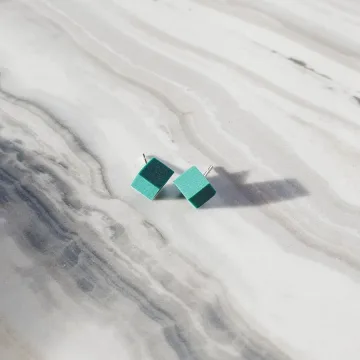 Geometriniai auskarai ▪ KUB_Z