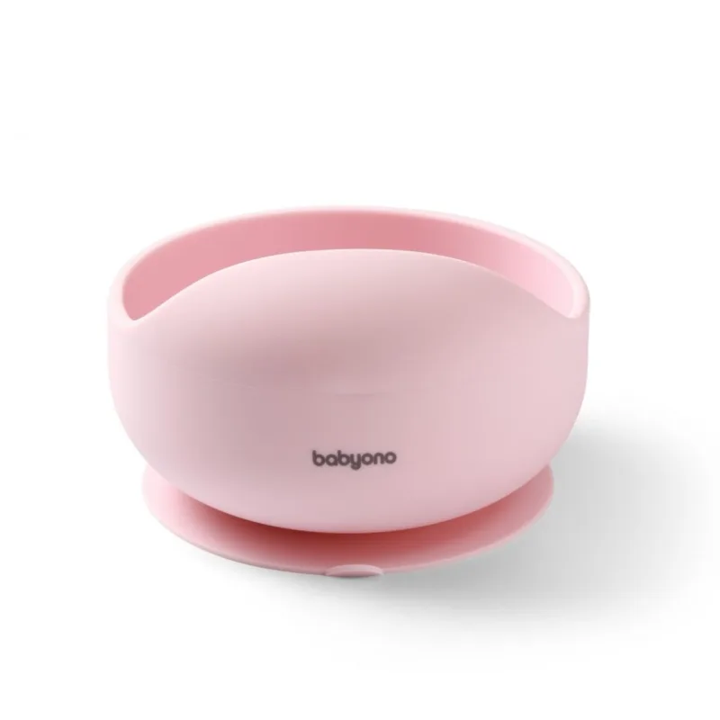 Babyono lėkštutė silikoninė neslystanti rožinė · 2