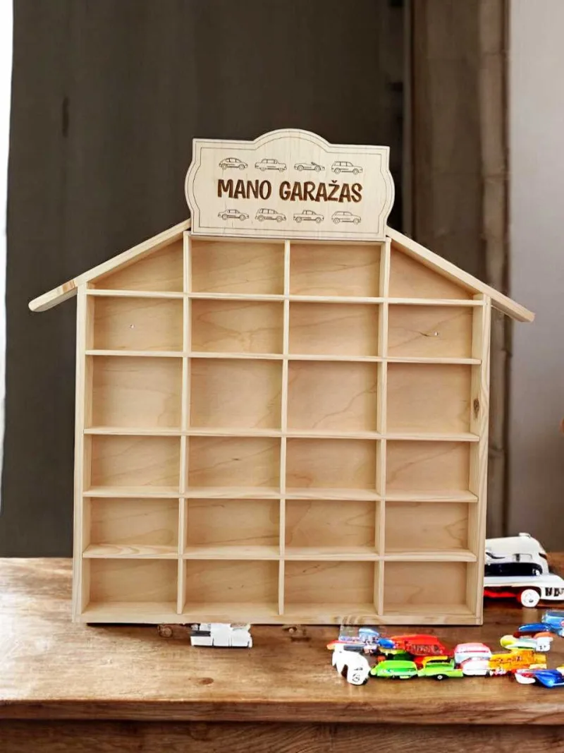 Lentyna - mašinėlių garažas „Mano garažas“