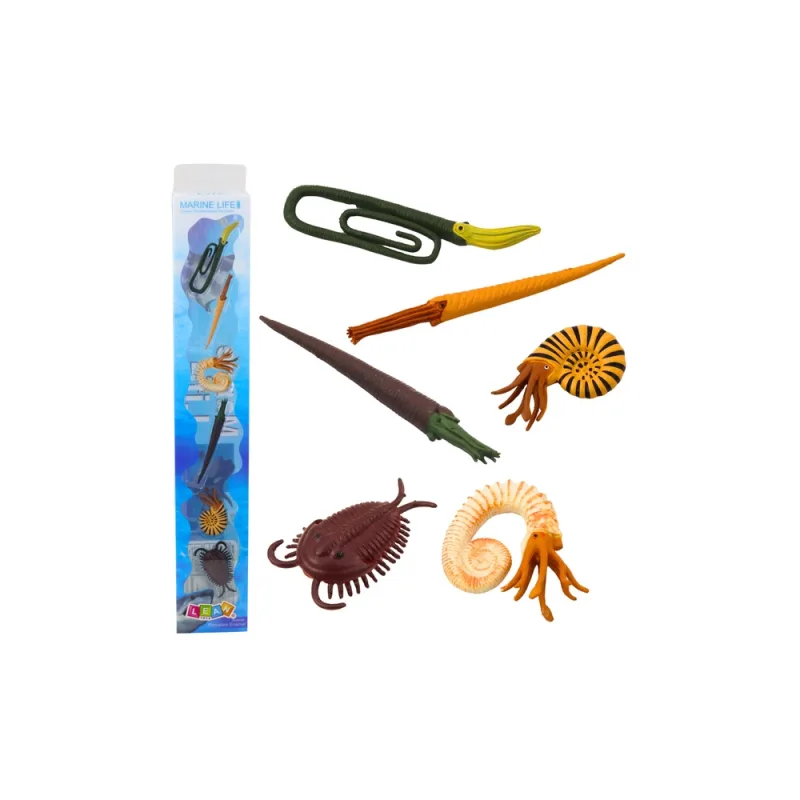 Priešistorinių jūros būtybių mini figūrėlių rinkinys 6-9cm 6vnt · 1