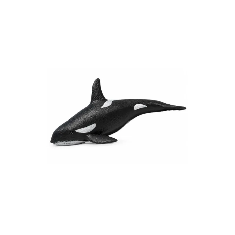 Guminė žuvis – orka, elastinga figūrėlė, realistiškas jūrų žinduolis, 17,5 cm · 3