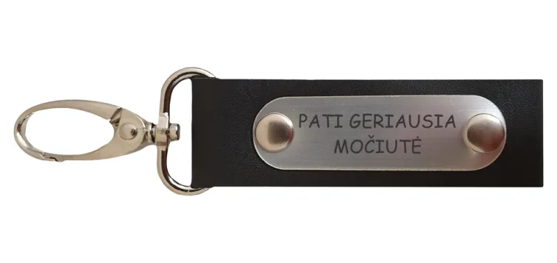 Odinis raktų pakabukas „PATI GERIAUSIA MOČIUTĖ“