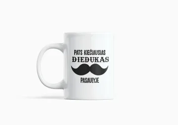 Standartinis puodelis „Pats kiečiausias diedukas“