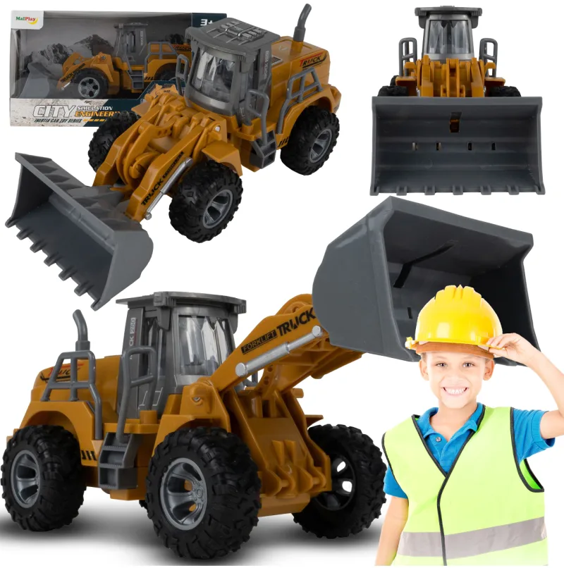 Žaislinis krautuvas ekskavatorius, 1:48 · 1