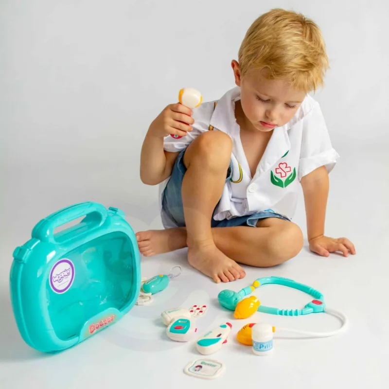 Mažojo gydytojo rinkinys dėkle WOOPIE Šviesos garsas · 3