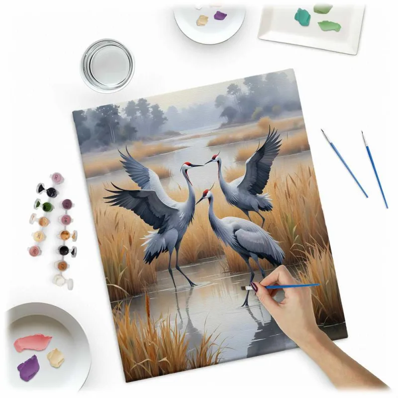 Paveikslas tapybai pagal skaičius 40x50 cm Massido Paukščiai · 3
