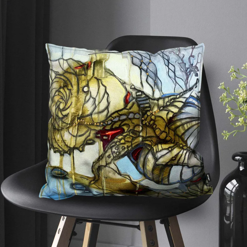 Dekoratyvinė pagalvėlė 45x45 cm su vidiniu užpildu RU12