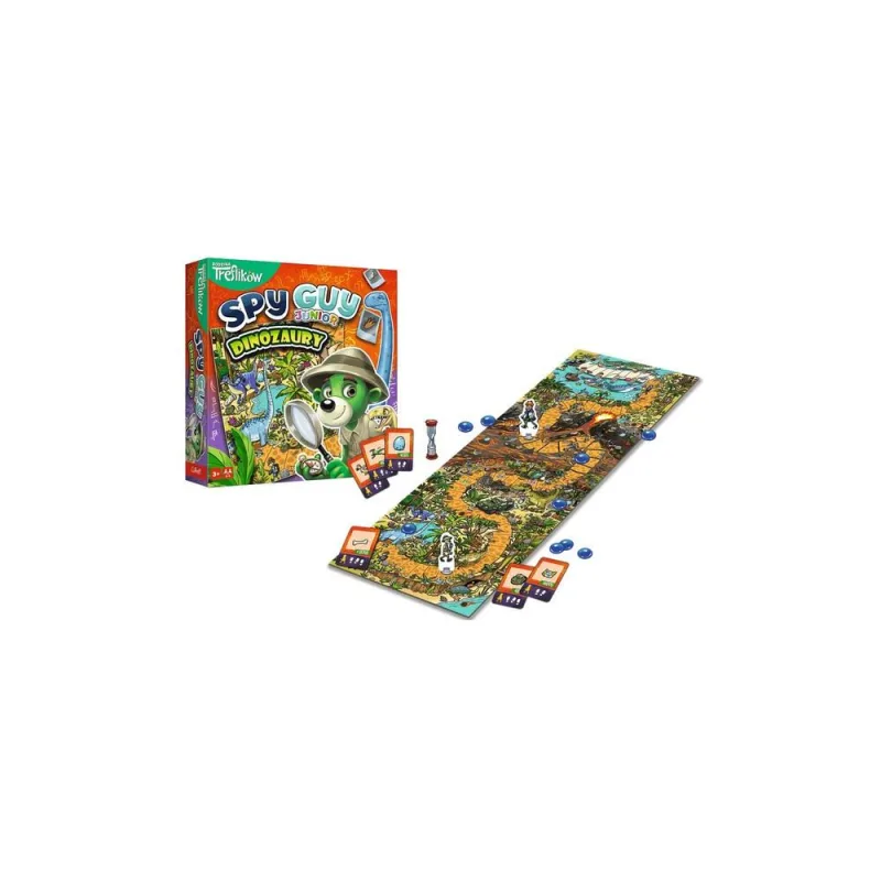 Šeimos žaidimas „Spy Guy Junior: Dinozaurai“ („Trefl“ 02652) · 1