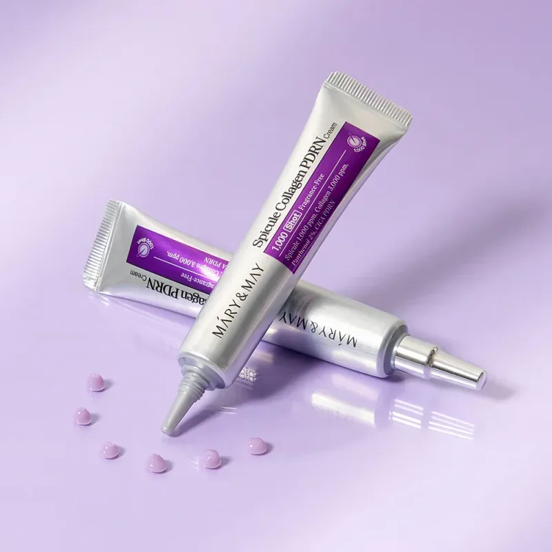 Mary&May Spicule Collagen PDRN Cream, 15g. – veido kremas su kolagenu ir mikroadatomis · 3