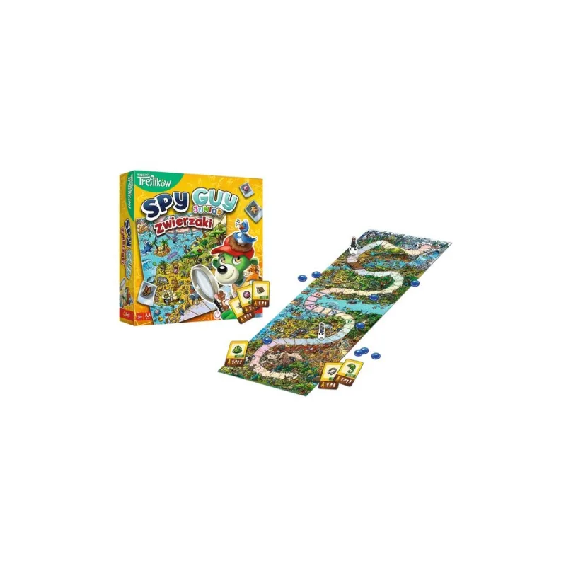 Šeimos žaidimas „Spy Guy Junior: Gyvūnėliai“ („Trefl“ 02595) · 1