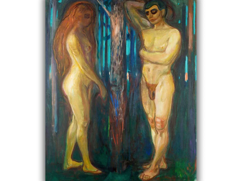 Reprodukcija „Metabolizmas“, Edvard Munch (1898)