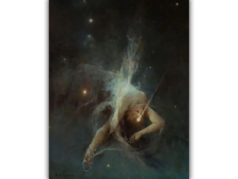 Reprodukcija „Krentanti žvaigždė“, Witold Pruszkowski, (1884)