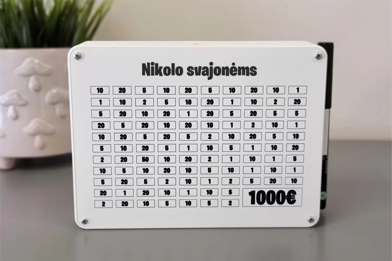 Taupyklė su skaičiais