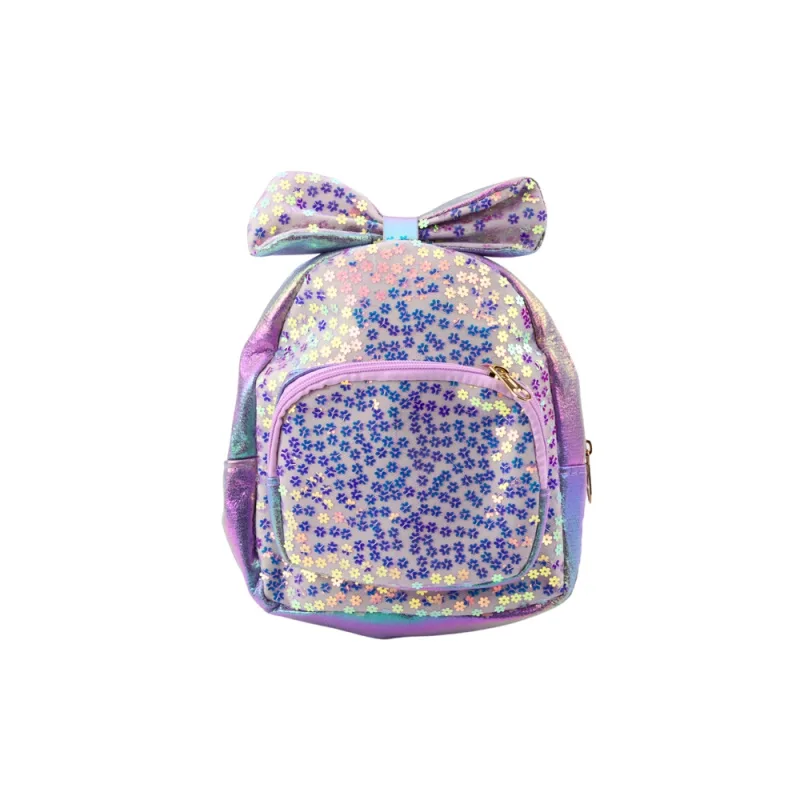 Vaikiška kuprinė su gėlėmis Cocard Purple 22cm 2.8L · 1