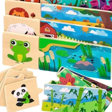 Medinė dėlionė Viga 44675 Mano namas