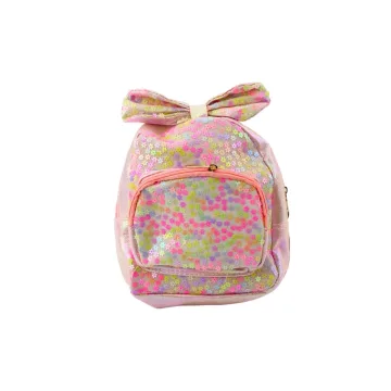 Vaikiška kuprinė su gėlėmis Cocard Light Pink 22cm 2.8L