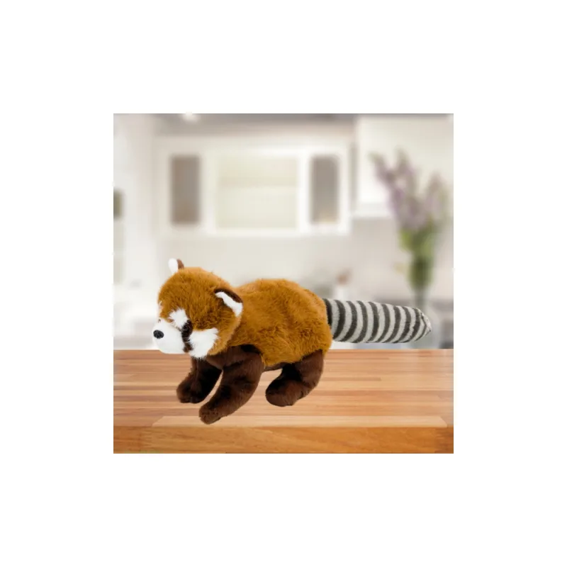 Pliušinis talismanas apkabinama Panda Raudona 45cm · 3