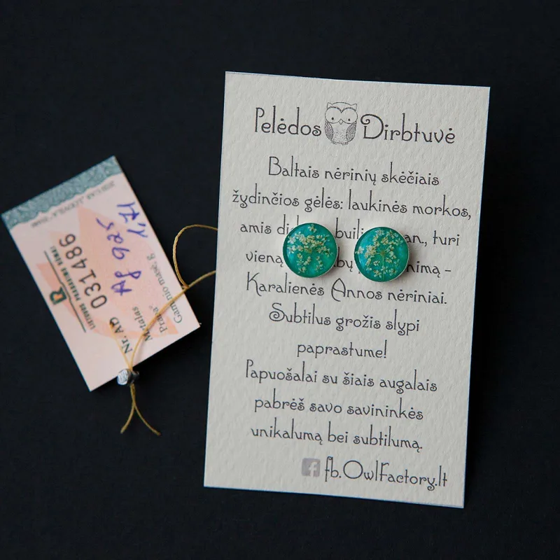 Sidabriniai auskarai „Tiffany Queen“ (10mm)