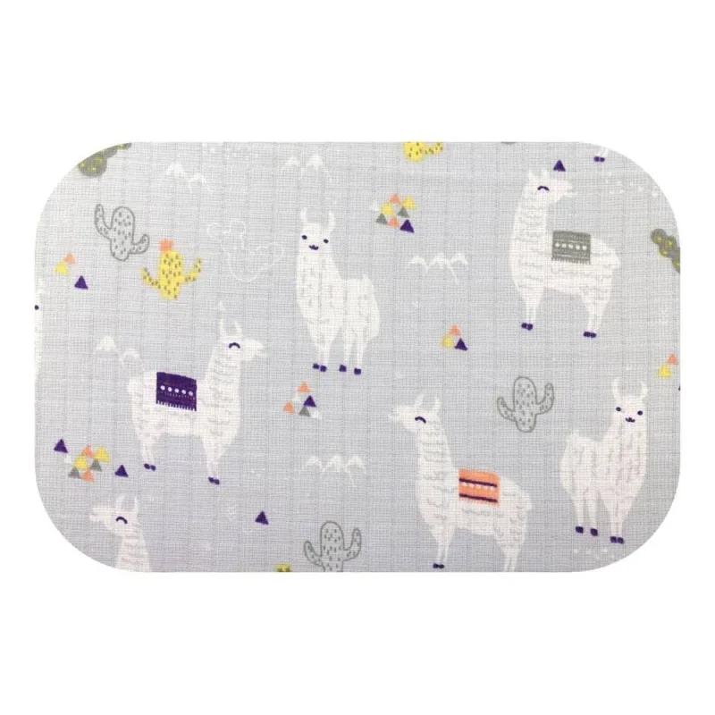 Sauskelnės - 25097 - TETRA PRINT - EGA - LAMA - GREY / WHITE - dydis 70x80 cm · 2