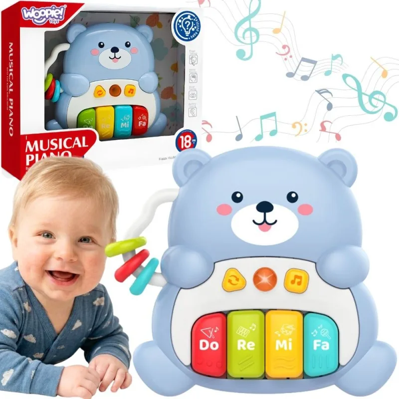 Interaktyvus pianinu grojantis muzikinis meškiukas WOOPIE BABY · 1
