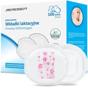 Vienkartiniai įklotai į liemenėlę Berdsen, itin sugeriantys, Berdsen BL-911100 vnt.