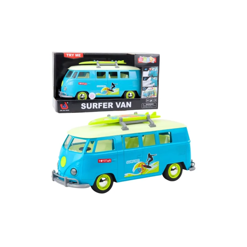 Autobusas banglentininkas Van Šviesos garsai Turquoise · 1