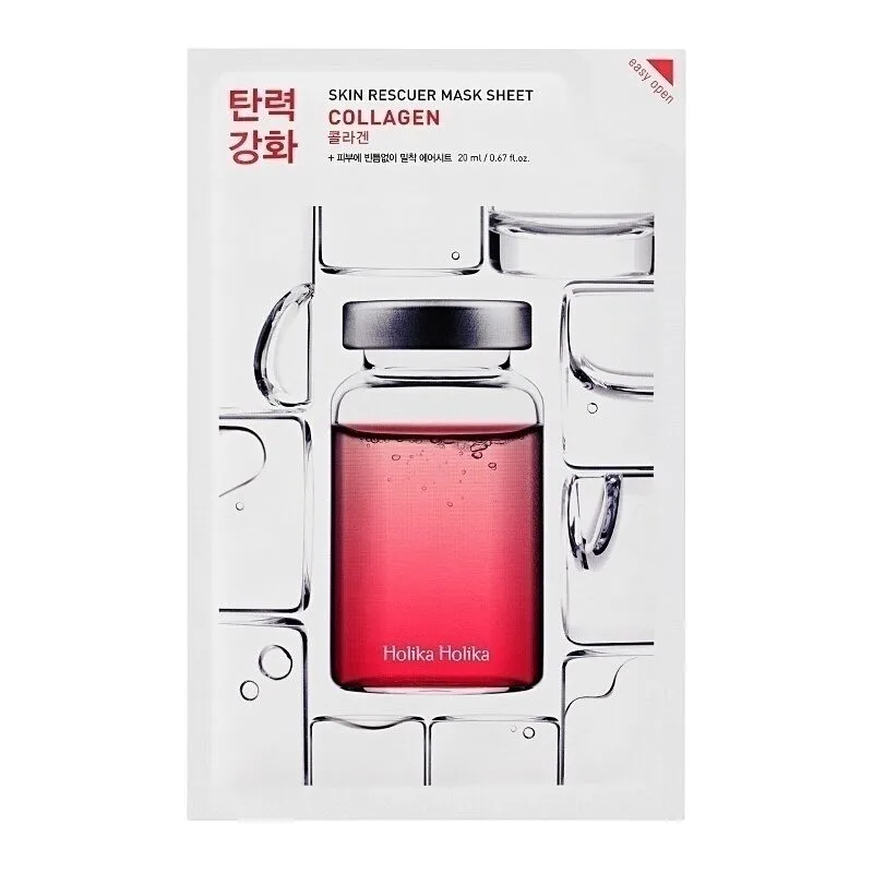 Holika Holika Skin Rescuer Mask Sheet Collagen – veido kaukė · 1