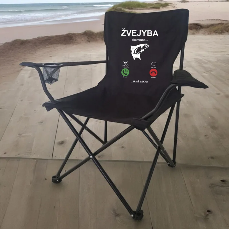 Turistinė kėdė „Žvejyba skambina“