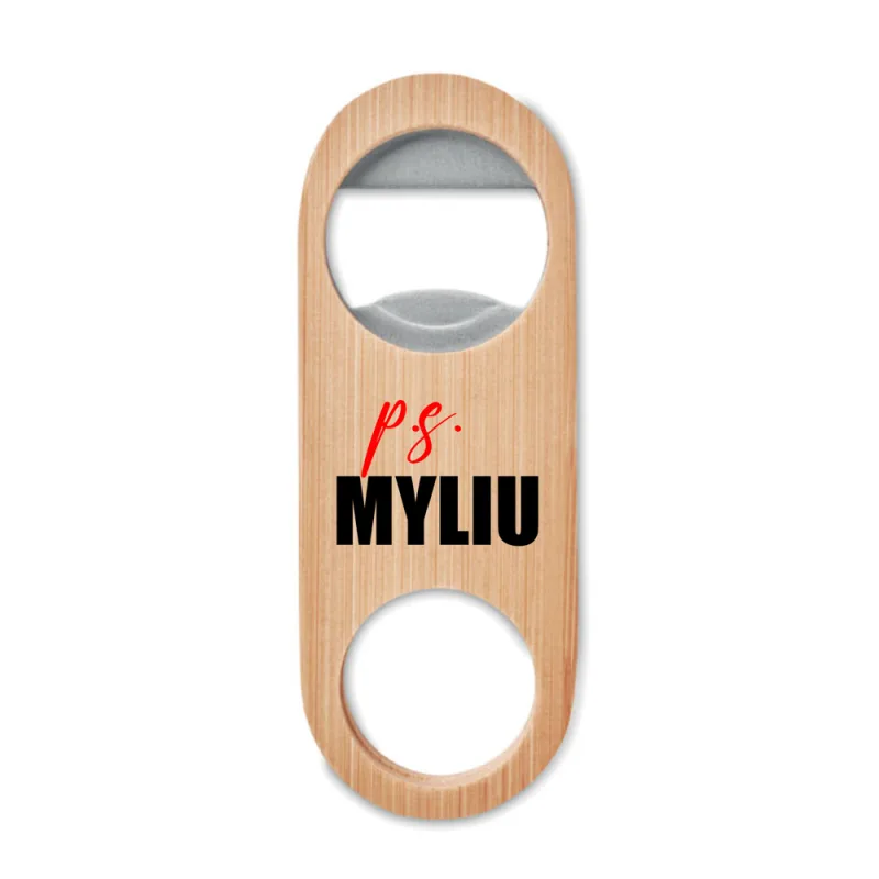 Atidarytuvas su spauda „p.s. MYLIU“