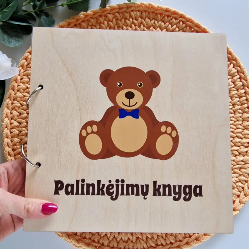 Palinkėjimų knyga „Meškiukas“
