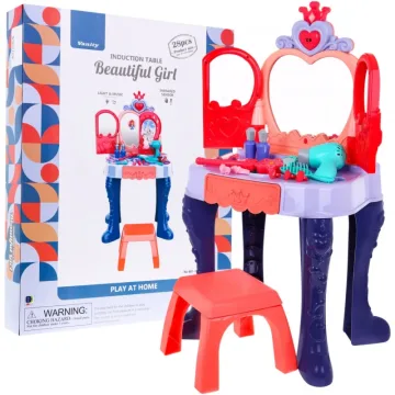 Interaktyvusis kosmetinis staliukas 3+ priedai 28 el.